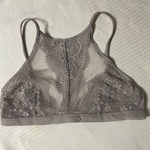 Victoria's Secret Lace Bralette in Gray